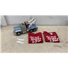 Image 1 : Nylint Tough Man Towing Classic LTD Pressed Steel Toy Tow Truck and 2 True North Strong T-Shirts