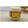 Image 3 : 12 New South Maid Grand Teint Mercerized 100% Cotton Thread, 400 Yards, Cream, No. 430