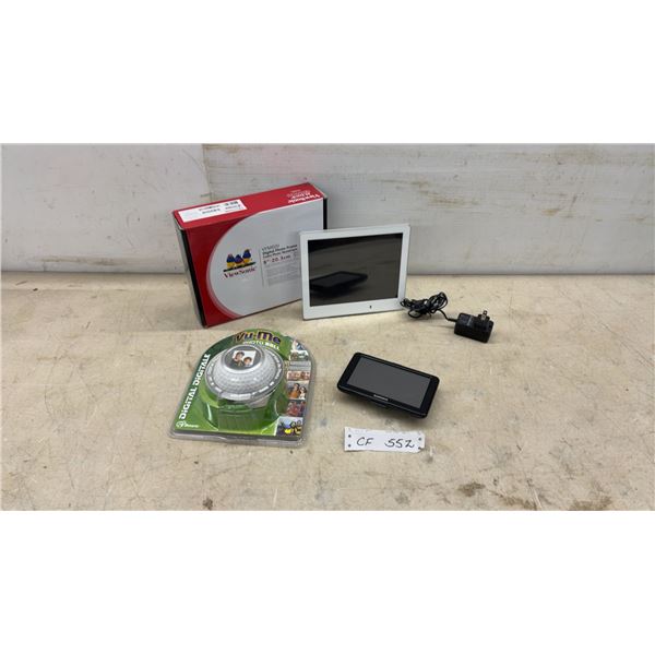 ViewSonic VFM820 8” Digital Photo Frame, Garmin GPS Navigator, and Vu-Me Photo Ball