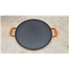 Image 2 : Sabolon Enameled Cast Iron Griddle and Cabela's 12” Cast Iron Skillet With Lid