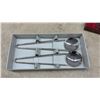 Image 2 : Sheffield Stainless Steel Cutlery Sets Including Cake Servers, Steak Set, Salad Servers