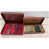 Image 5 : Sheffield Stainless Steel Cutlery Sets Including Cake Servers, Steak Set, Salad Servers