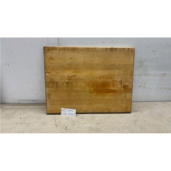 Michigan Maple Ltd. Solid Maple Butcher Block Cutting Board 24 × 18 × 1 1/2”