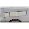 Image 4 : Allen + Roth Brighton Vanity Light, Brushed Nickel Finish, White Glass Shade, 27” x 3 3/8” x 5.2”