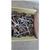 Image 3 : Red Metal Tool Box with Wrenches, Sockets, Screwdrivers, Drill Bits