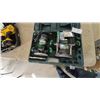 Image 1 : Hitachi M12VC Router Kit with Fixed and Plunge Bases, and Dewalt DCD771 Drill/Driver