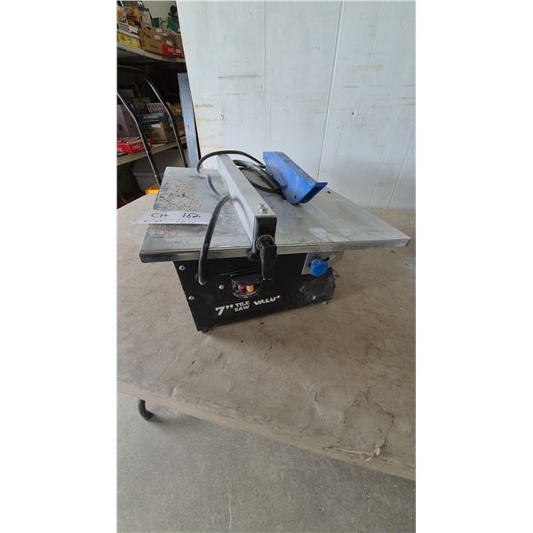 7” Tile Valu+ Saw and Accessories