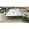 Image 2 : White Shower Pan with Center Drain 60 × 32