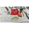 Image 3 : Assortment of Hand Tools, Squares, Clamps, Putty Knives, Pliers, Saws