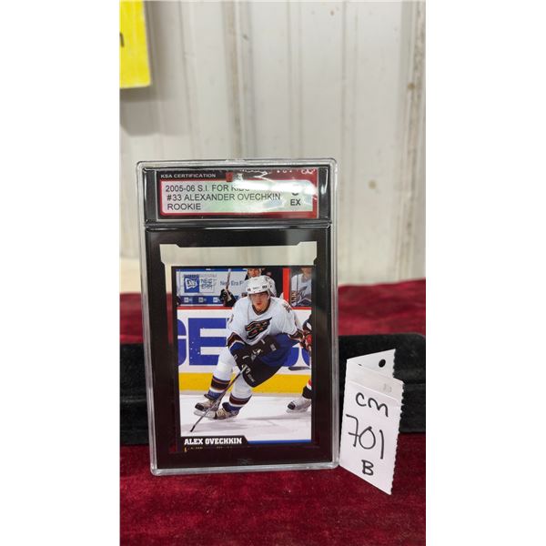 Graded Alexander Ovechkin Rookie Card