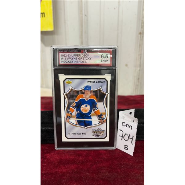 Graded Wayne Gretzky Edmonton Oilers Card
