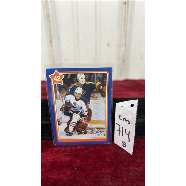 Wayne Gretzky Edmonton Oilers Card