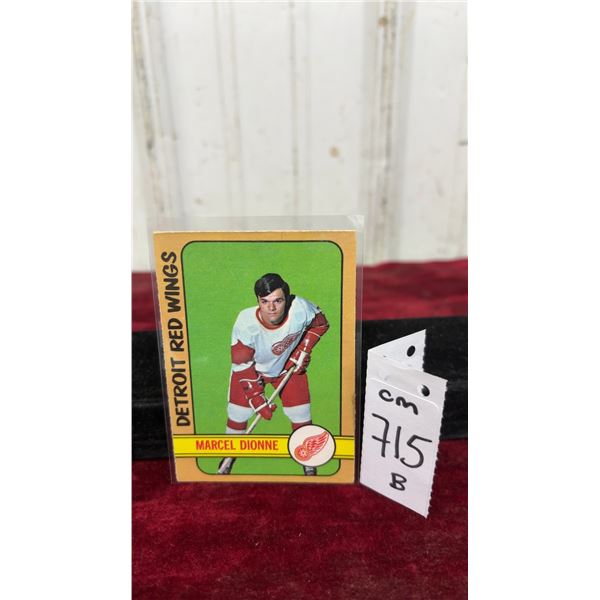 1972-73 Marcel Dionne Detroit Red Wings Card