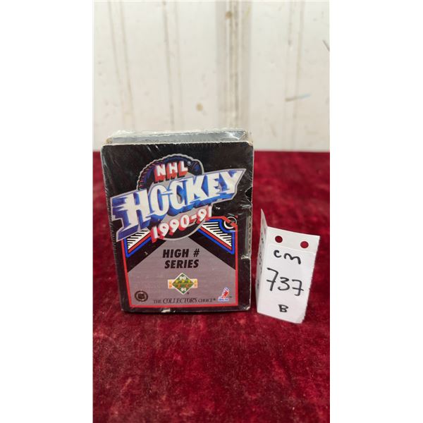 Sealed Complete 1990-91 Upper Deck Hockey High Numbers Set