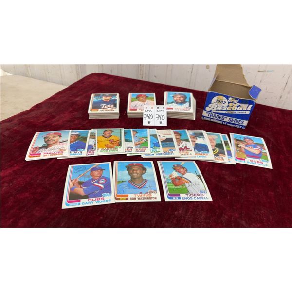 1982 Topps Baseball Traded Series Collection