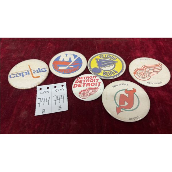 Vintage NHL Button Collection