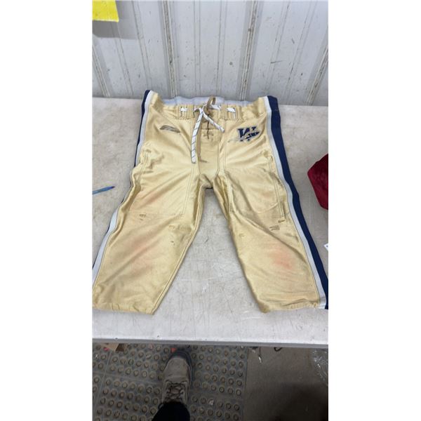 Wpg Blue Bombers Game Worn Pants