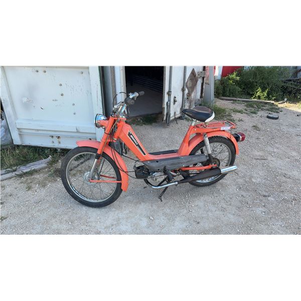 Hercules Moped w/ Sachs Motor, Schwinn Seat, circa Late 1970s to Early 1980s, Runs