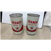 Image 2 : Vintage Texaco Motor Oil Cans, with Product, Fire-Chief Gasoline Can, Watkins, Fine Teas Tin