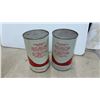 Image 3 : Vintage Texaco Motor Oil Cans, with Product, Fire-Chief Gasoline Can, Watkins, Fine Teas Tin