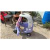 Image 5 : Two Little Tikes Cozy Coupe Ride-On Toy Cars, Purple and Pink Classic and Princess Editions