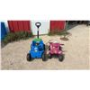 Image 1 : Little Tikes Push and Ride Racer and Pink Kids Ride-On ATV