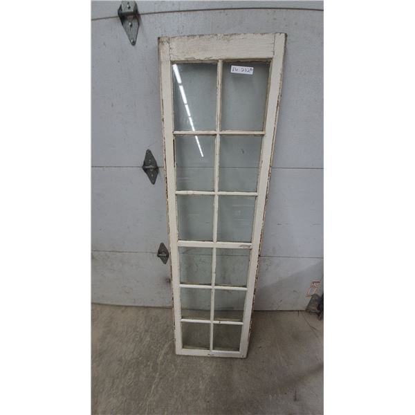 Antique 12-Pane Window. 20”×70”