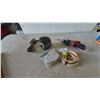 Image 1 : Milwaukee Hackzall Reciprocating Saw, Black and Decker Mouse Sander, Sandpaper Pkg, and Wood