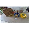 Image 1 : Vintage Canadian Industries Crate, CIBC Calendar, Medallion and oil Cans