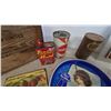 Image 3 : Vintage Canadian Industries Crate, CIBC Calendar, Medallion and oil Cans