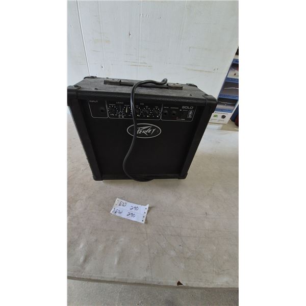 Peavey Solo Guitar Amplifier, 25W, with Power Cord and Paper Label
