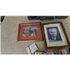 Image 3 : Vintage Sanyo M7770K Boombox, Two Framed Prints, Vivitar IC101 Camera