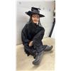 Image 3 : Halloween International 51” Posable Sitting Witch Decoration