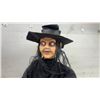 Image 4 : Halloween International 51” Posable Sitting Witch Decoration