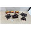 Image 1 : 3 Boxes Halloween Mini Lights With Orange Bulbs, 50-Count, 13 Ft Strands and 4 Strands Loose
