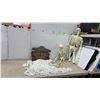 Image 1 : Halloween Decor, Lost Souls Tavern Sign, Skeletons, Plastic Chain and 2 Skeletons