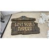 Image 2 : Halloween Decor, Lost Souls Tavern Sign, Skeletons, Plastic Chain and 2 Skeletons