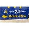 Image 4 : McDonald's Plexiglass Drive-Thru Sign, 29 3/4” x 37”