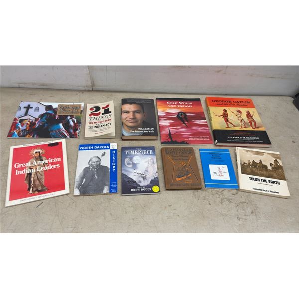 11 Indigenous Books: Red People of the Wooden Country by Deming 1932, George Catlin