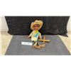 Image 1 : Vintage Handcrafted Mexican Marionette String Puppet with Sombrero and Wooden Control Bar, 13.5”