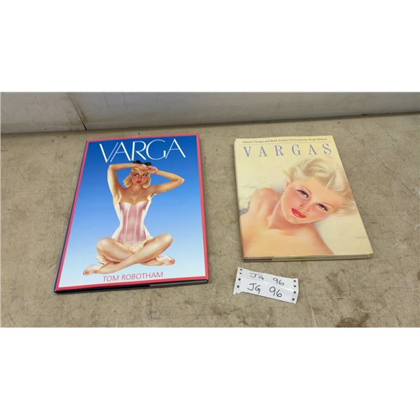 Two Vargas Books: "Varga" by Tom Robotham 1991 and "Vargas" 1984