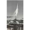 Image 2 : Large Framed Esplanade Riel Pedestrian Bridge Photo, Winnipeg, 39 3/4” x 55 1/4”