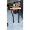 Image 2 : Console Table with Wood Top and Metal Legs, 16 1/2” x 59” x 29”
