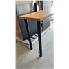 Image 3 : Console Table with Wood Top and Metal Legs, 16 1/2” x 59” x 29”
