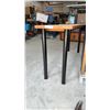 Image 2 : Console Table with Wood Top and Metal Legs, 16 1/2” x 59” x 29”