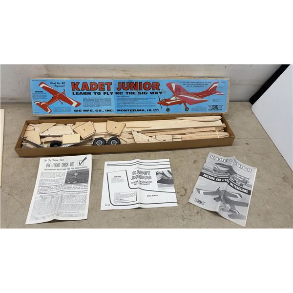 SIG Kadet Radio Control Aircraft Kit, 48” Wingspan, Convertible to Electric
