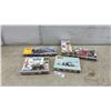 Image 1 : HO Scale Train Model Structure Building Kits, Four Kits New in Unopened Boxes with Bridge Kit