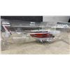 Image 4 : Diecast White Rose Bell TH-57 Navy Helicopter, Scale 1/43 New with Original Box