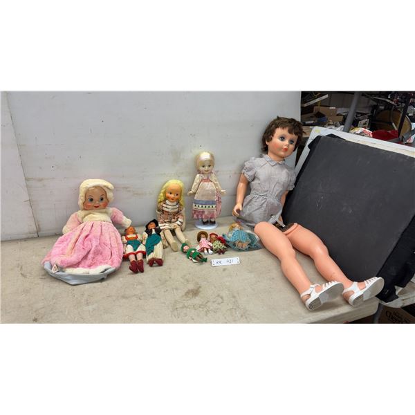 Regal Walking Doll and 8 Dolls Including Madame Alexander