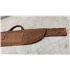 Image 4 : Vintage 1950s Leather Rifle Gun Case, Approximately 30” in Length